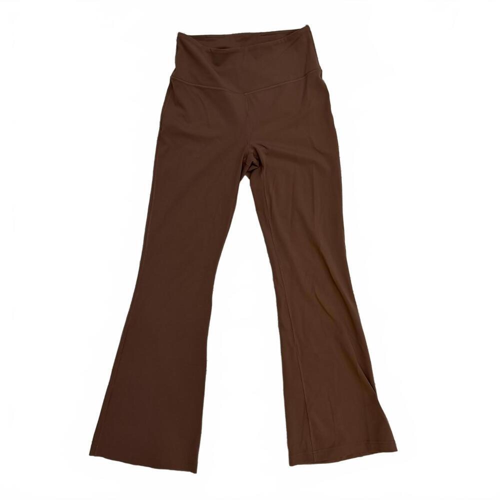 EUC Lululemon Groove Super-High-Rise Flared Pant *Nulu Dark Oxide Size 10 - Picture 2 of 9